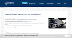 Desktop Screenshot of brandt-trans.com