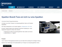 Tablet Screenshot of brandt-trans.com